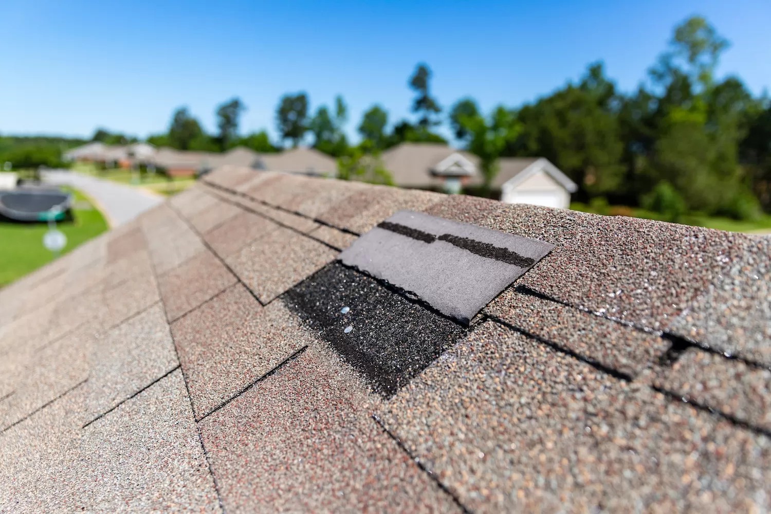 This roof needs its shingle repaired and replaced