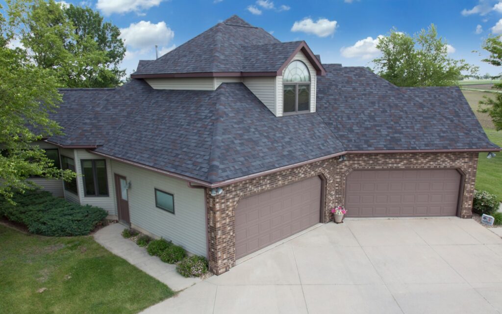 This Home got a new roof from Boston Mountain Roofing